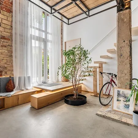 Raw Luxury Loft In Appartamento Vilnius